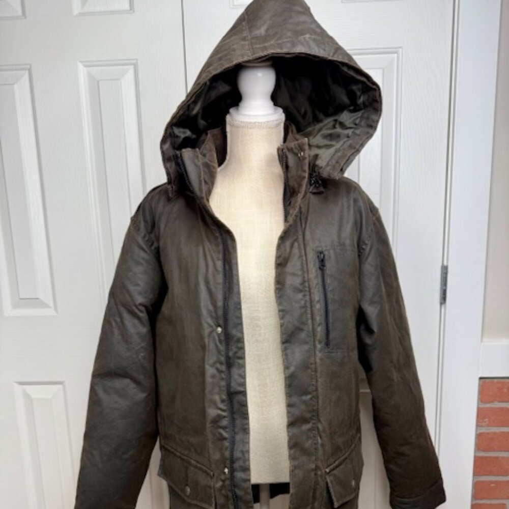 Buffalo David Bitton Trademark 1973 Hooded Men's Jacket - Medium